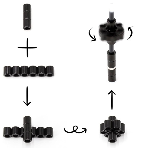 Magnetic Fidget Pen, Cool Fidget Toys，Perfect for Stress Relief & Focus NEW - Picture 3 of 6